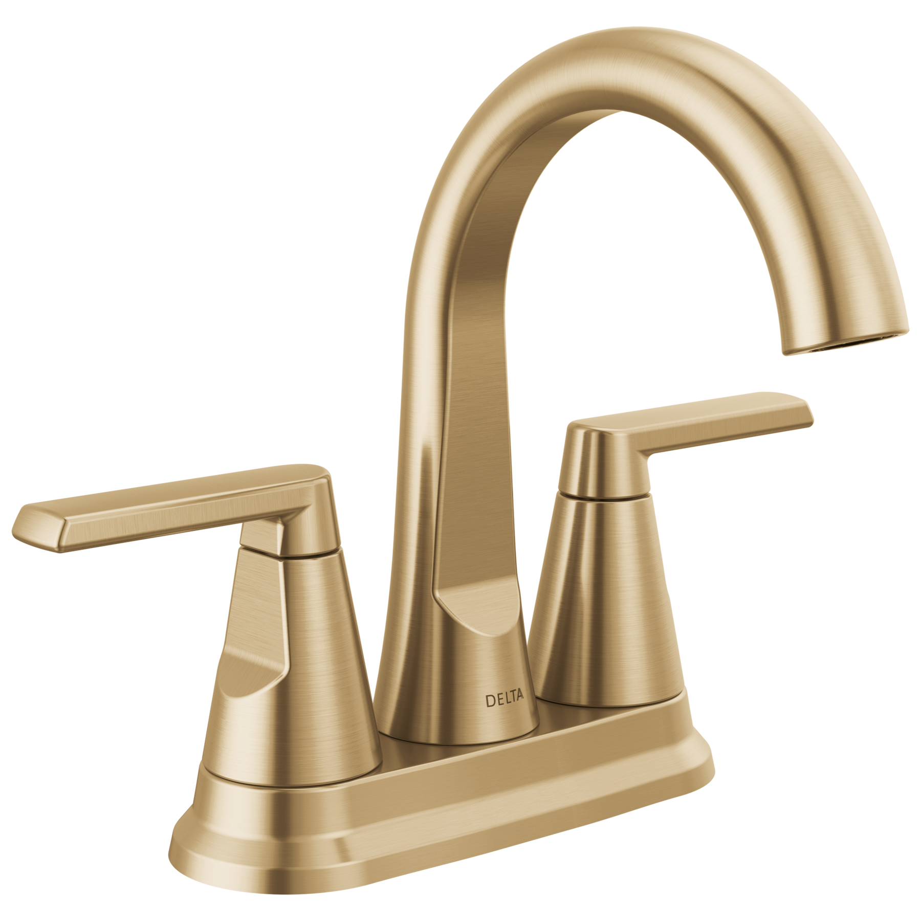 Two Handle Centerset Bathroom Faucet in Champagne Bronze 25798LF