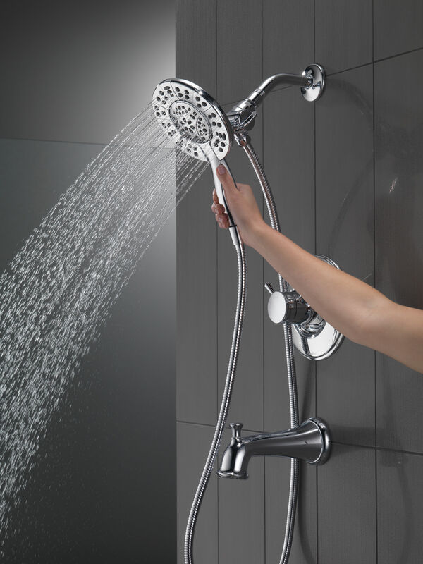 Monitor® 17 Series Tub and Shower Trim with In2ition® Two-in-One Shower in  Chrome T17493-I Delta Faucet