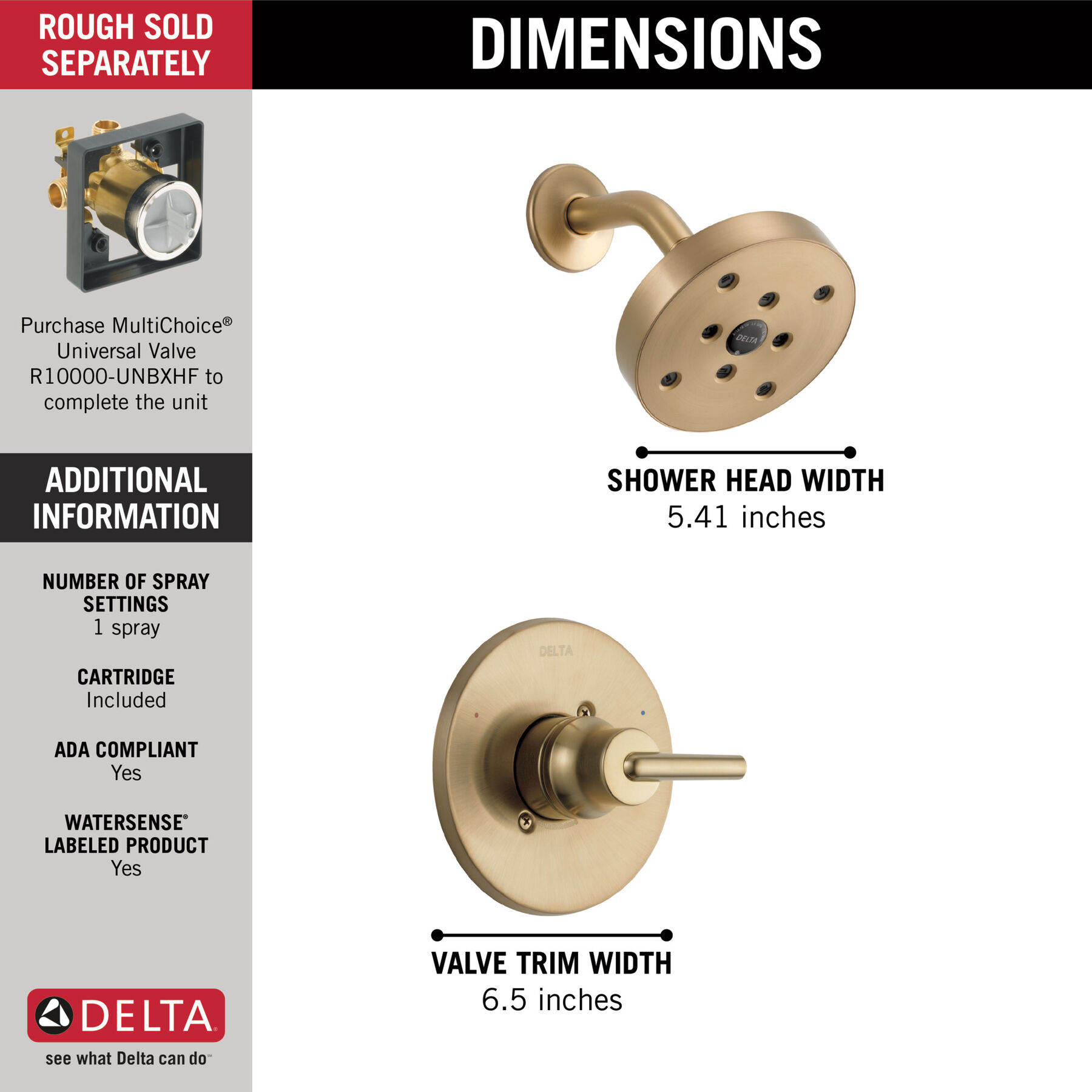 Delta Trinsic Double Towel Hook in Champagne Bronze 75935-CZ - The