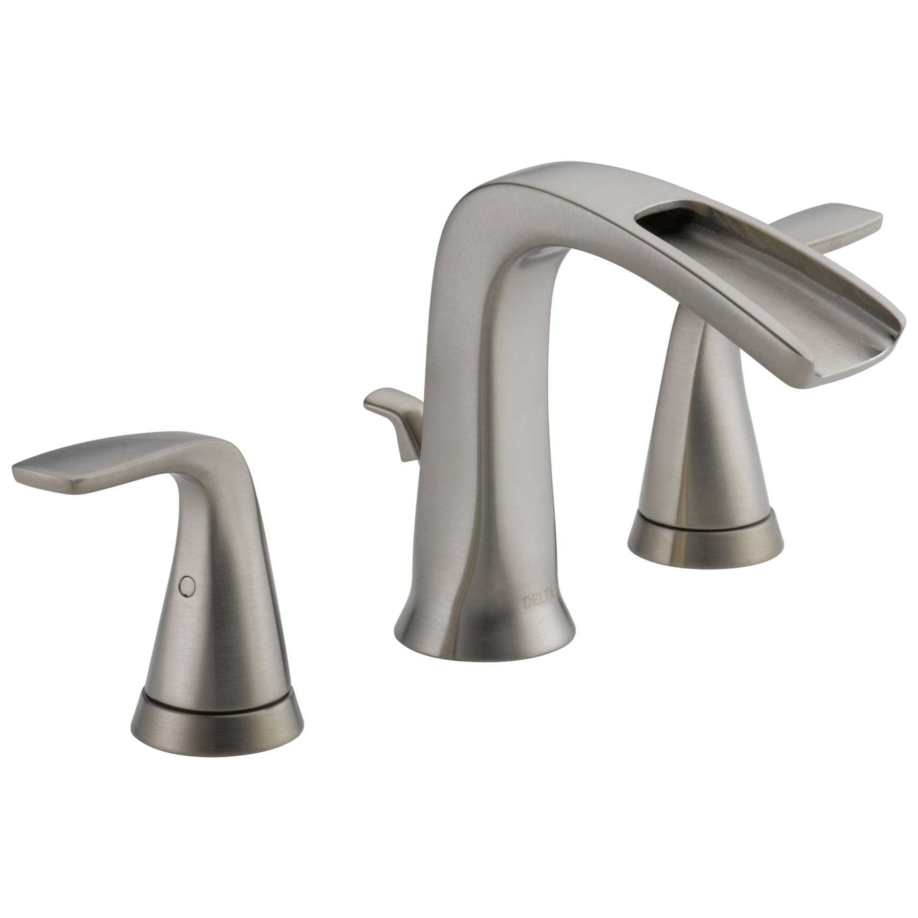 Two Handle Widespread Bathroom Faucet in Stainless