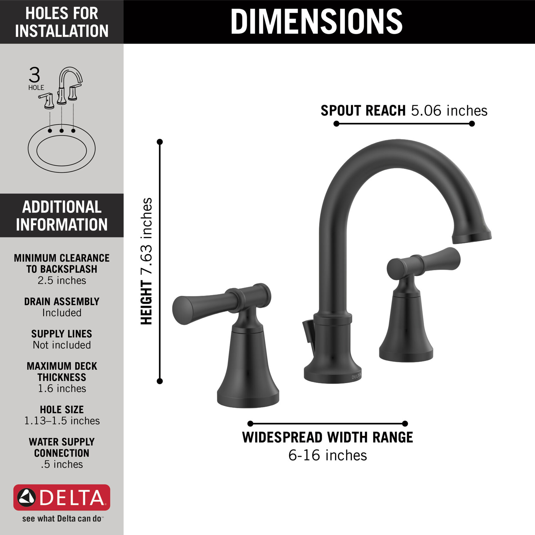 Delta Chamberlain Double Towel Hook Bath Hardware Accessory in
