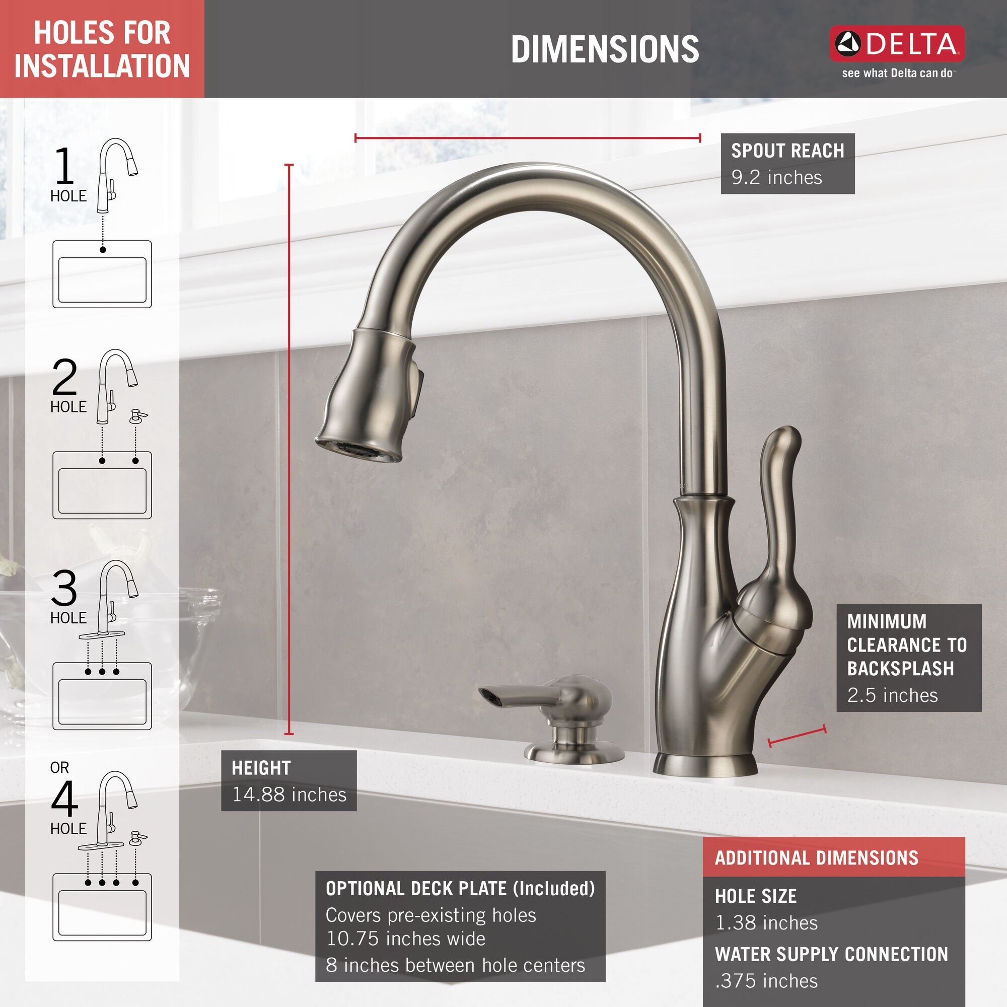 Kitchen Single Handle Pull-Down Faucet