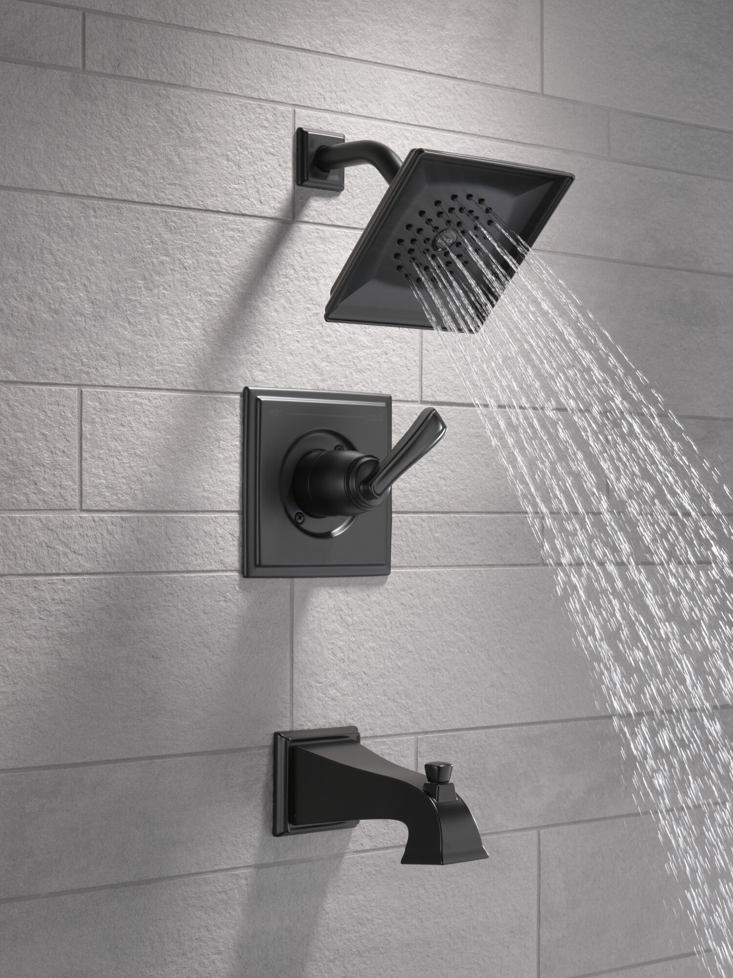 Monitor Tub and Shower in Matte Black 144718-BL | Delta Faucet