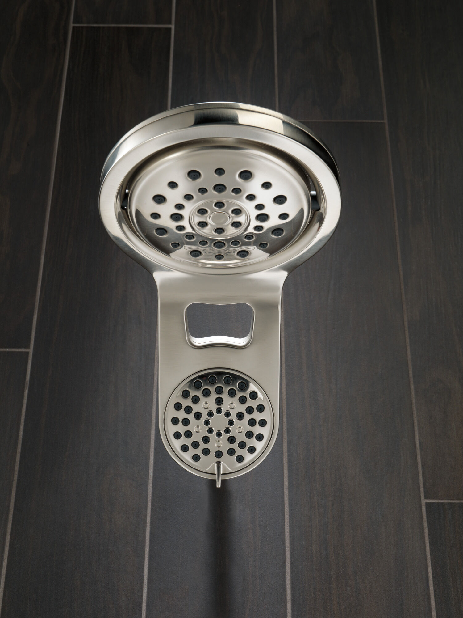 HydroRain® 5-Setting Two-in-One Shower Head in Stainless 58580-SS