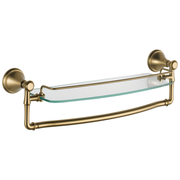 18~ Glass Shelf with Removable Bar in Champagne Bronze 79710-CZ Delta  Faucet