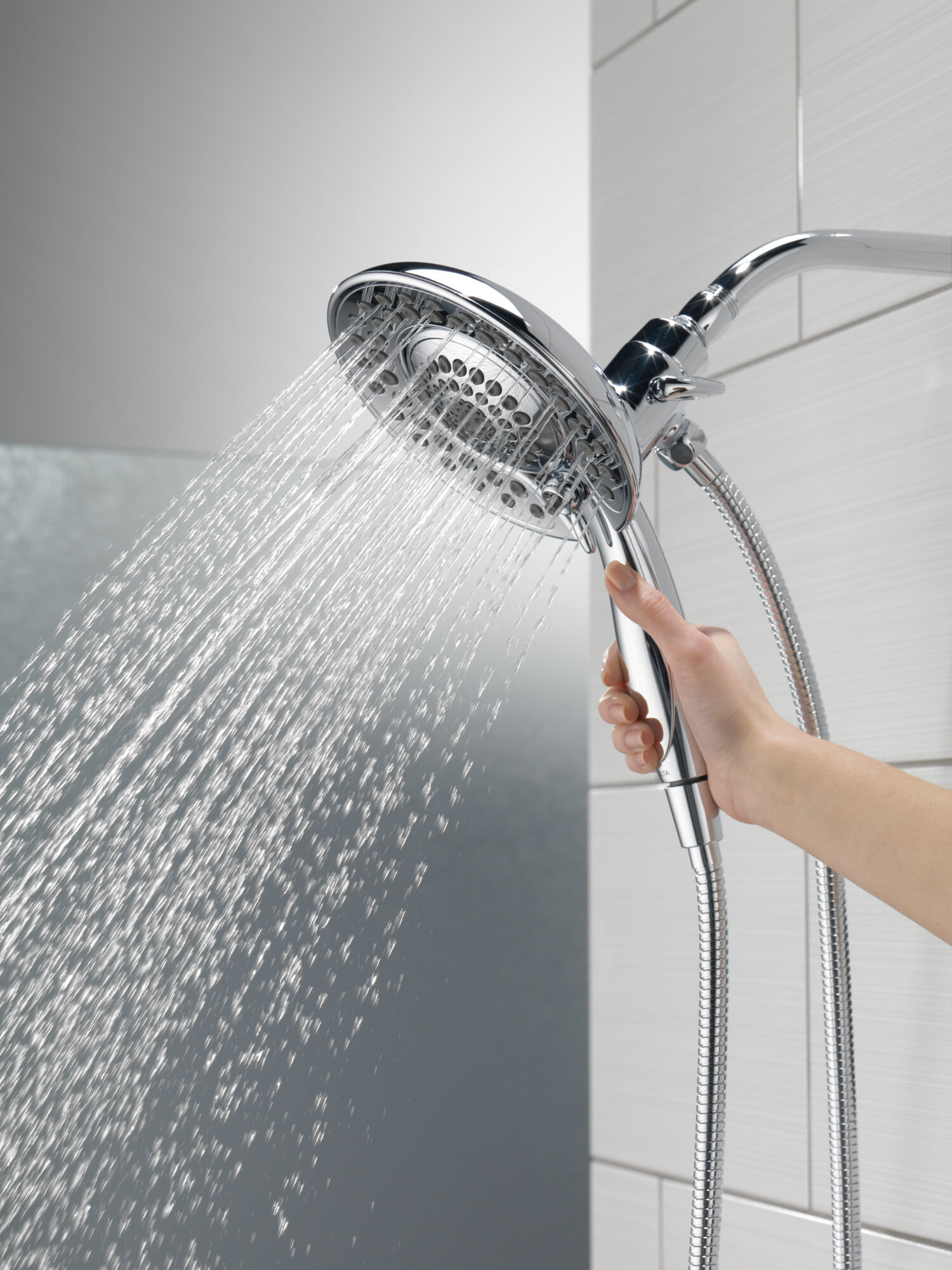 In2ition® 5-Setting Two-In-One Shower in Lumicoat® Chrome