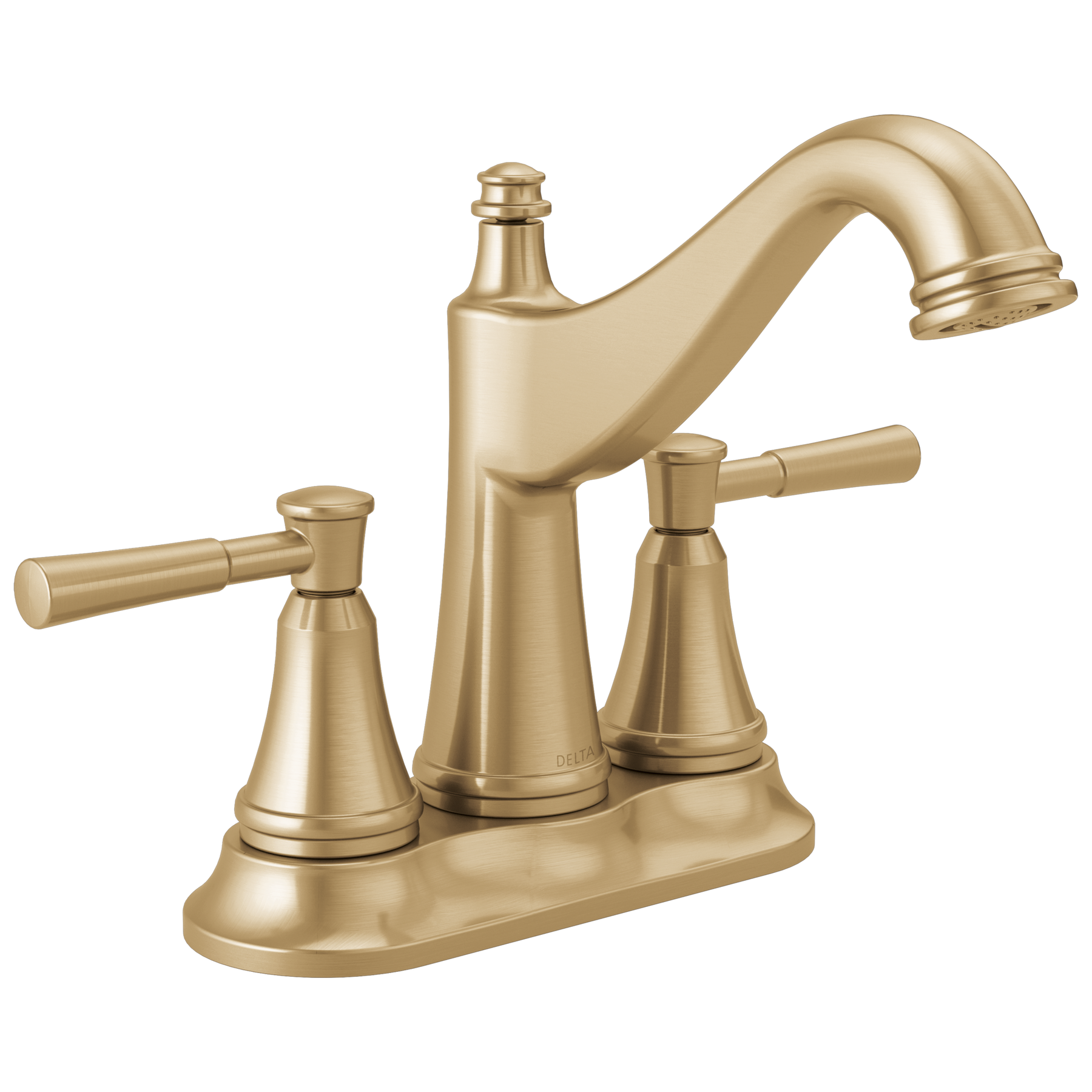 Two Handle Centerset Bathroom Faucet in Champagne Bronze 25798LF-CZ