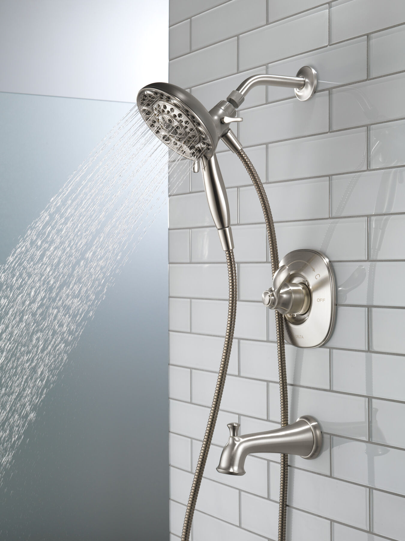 ICO Bath Volkano 12″ Chrome Hanging Double Shower Basket – US Bath