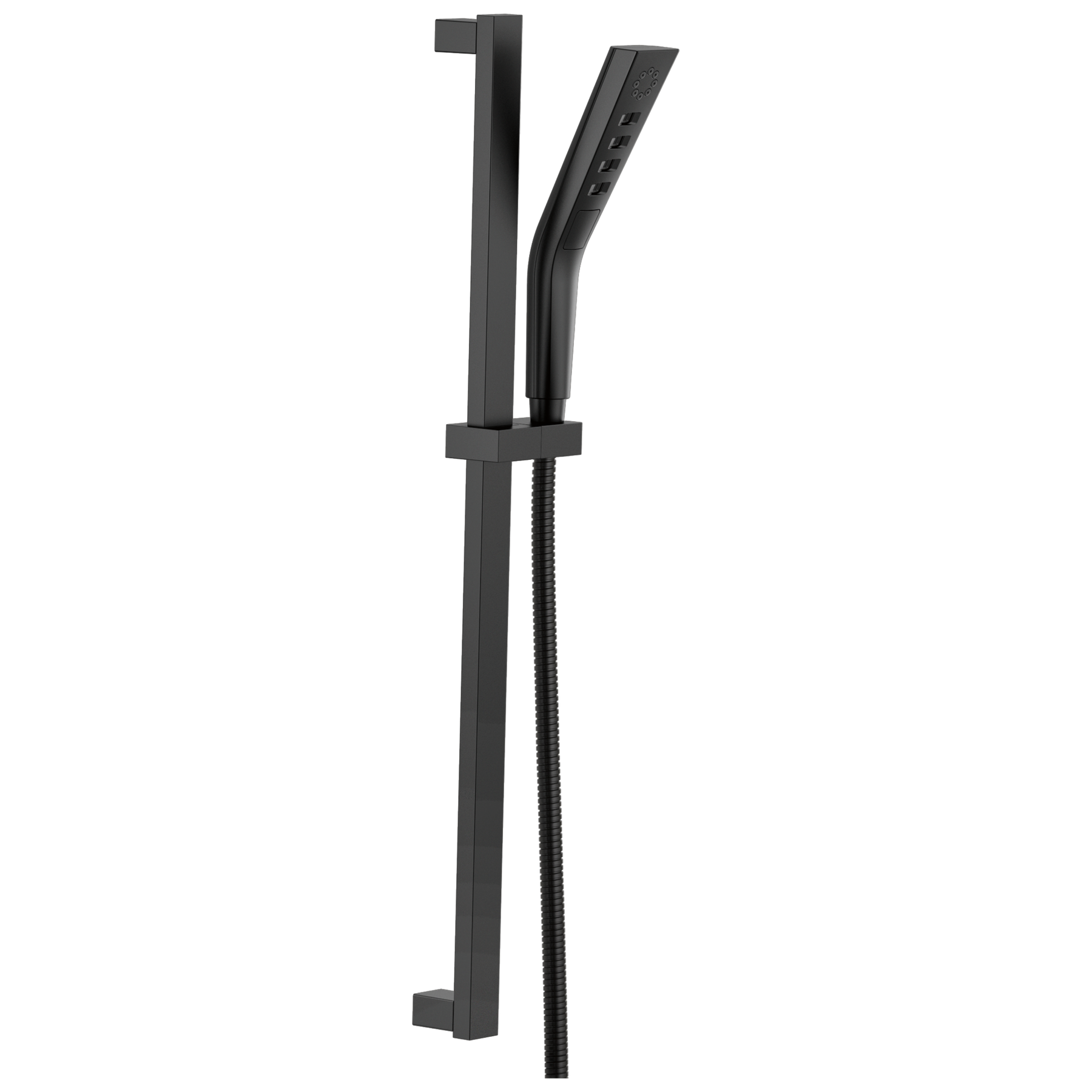 Delta Universal Showering H2O Hand Shower 1.75 GPM w/Slide Bar 3S (Recertified), Black, 51799-BL