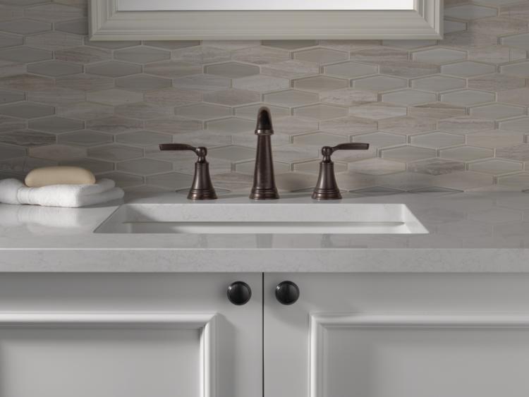 delta woodhurst bathroom sink faucet